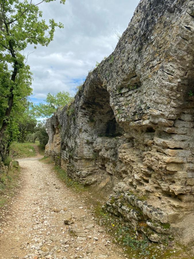 Studio Havre De Paix Au Pont Du Gard Piscine Et Jacuzzi Chez Valerie Payre Vers Pont du Gard Εξωτερικό φωτογραφία
